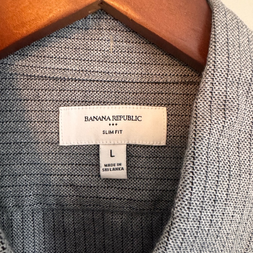 Banana Republic Slim Fit Oxford Button Down Shirt